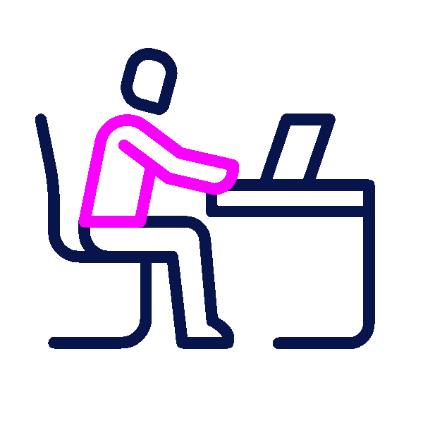 Man at laptop